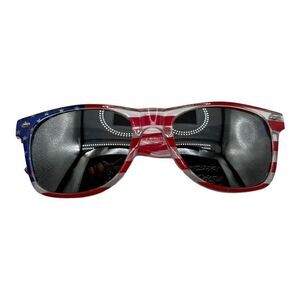 Patriotic mirrored sunglasses stars & stripes red white & blue